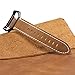 SWEES Leather Bands Compatible with Fitbit Blaze Smart Watch, Genuine Leather Replacement Band with Metal Frame Small & Large for Women Men, Champagne Gold, Rose Gold, Black, Brown, White, Grey, Beige