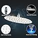 SR SUN RISE 11.8 Inches Rain Shower Head 304 Stainless Steel High Pressure Rainfall Showerhead Chrome Finished Ultra Thin Water Saving