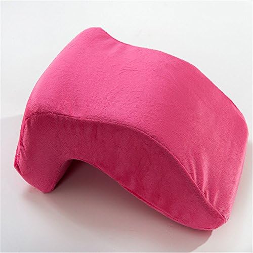 Summer office nap pillow student lunch break sleeping pillow slow rebound memory pillow 30 20 cm, rose red