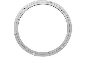 Startbuymore 16in Stainless Steel Swivel Turntable Lazy Susan Base, Rotating Bearing, Aluminum Alloy
