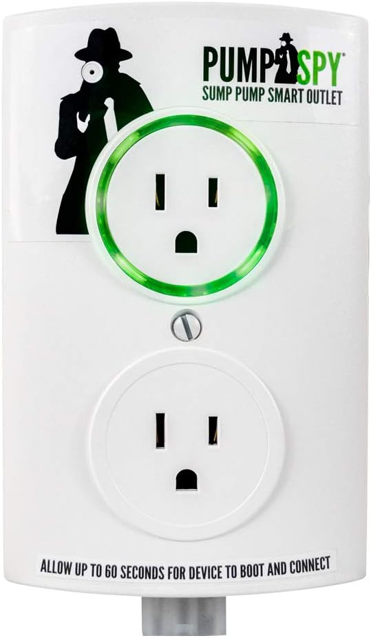 PumpSpy PSO1000 WiFi Sump Pump Smart Outlet, Sump Pumps Amazon Canada