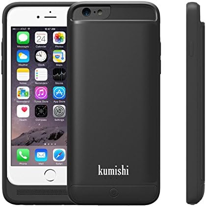 [MFI Apple Certified] iPhone 6 Battery Case, iPhone 6S Battery Case, Kumishi 3000 mAh Extended Backup Battery Charger Case With Charger Dock/Stand for iPhone 6/6s 4.7 inch