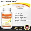 Best Naturals, Safflower oil with Vitamin B-6, 120 Softgels