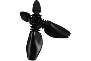 NIYANGLE 1 Pair Adjustable Black Plastic Shoe Trees Spring Shoe Stretcher for Men and Women Boots and