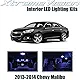 XtremeVision Chevy Malibu 2013-2014 (5 Pieces) Pure White Premium Interior LED Kit Package + Installation Tool Tool