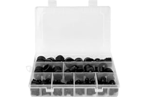 Bolt Covers, 6 Sizes Screw Caps Plastic Dome Nut Protection Hex Acorn Nuts Assortment Kit M4 M5 M6 M8 M10 M12 Hardware Fasten