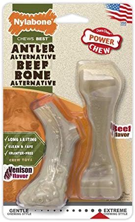 nylabone venison antler chew