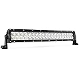 LED Light Bar Nilight 20Inch 120W Spot Flood Combo LED Driving Lamp Off Road Lights LED Work Light for Trucks Boat Jeep Lamp,2 Years Warranty