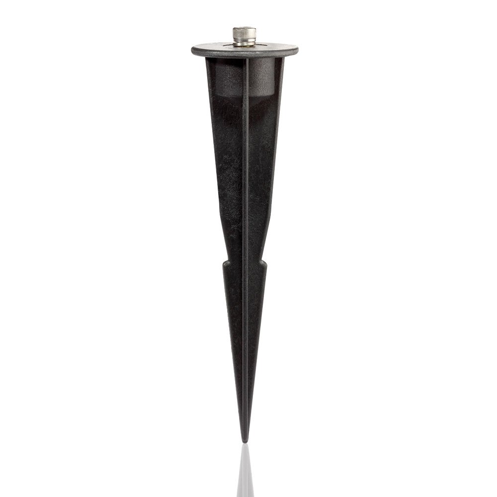 ledscom.de Garden Ground Spike for Garden Lights, Black, 17cm, 45mm ⌀ — image 1