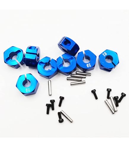 Amazon.com: Hobbypark Aluminum 12mm Hex Wheel Hubs for Traxxas 1