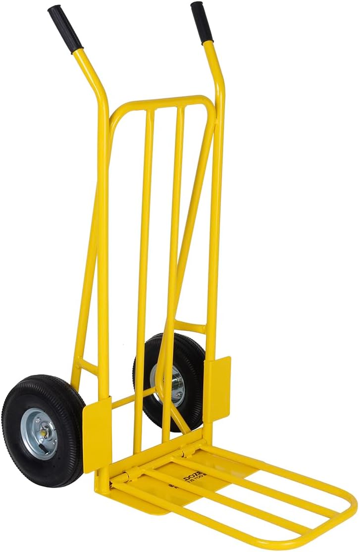 Charles Bentley Bulldozer Pro Sack Truck 270kg Folding Platform Pneumatic Tyres