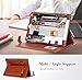 FYY Case for 2019 iPad Air 3 10.5/2017 iPad Pro 10.5 inch, Luxurious Genuine Leather Case All-Powerful Cover for 2019 iPad Air 3 10.5/2017 iPad Pro 10.5 inch Brown