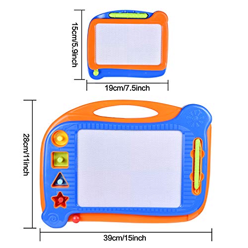 image for FUN LITTLE TOYS 2 Magnetic Drawing Board, Doodle Drawing Board for Tod