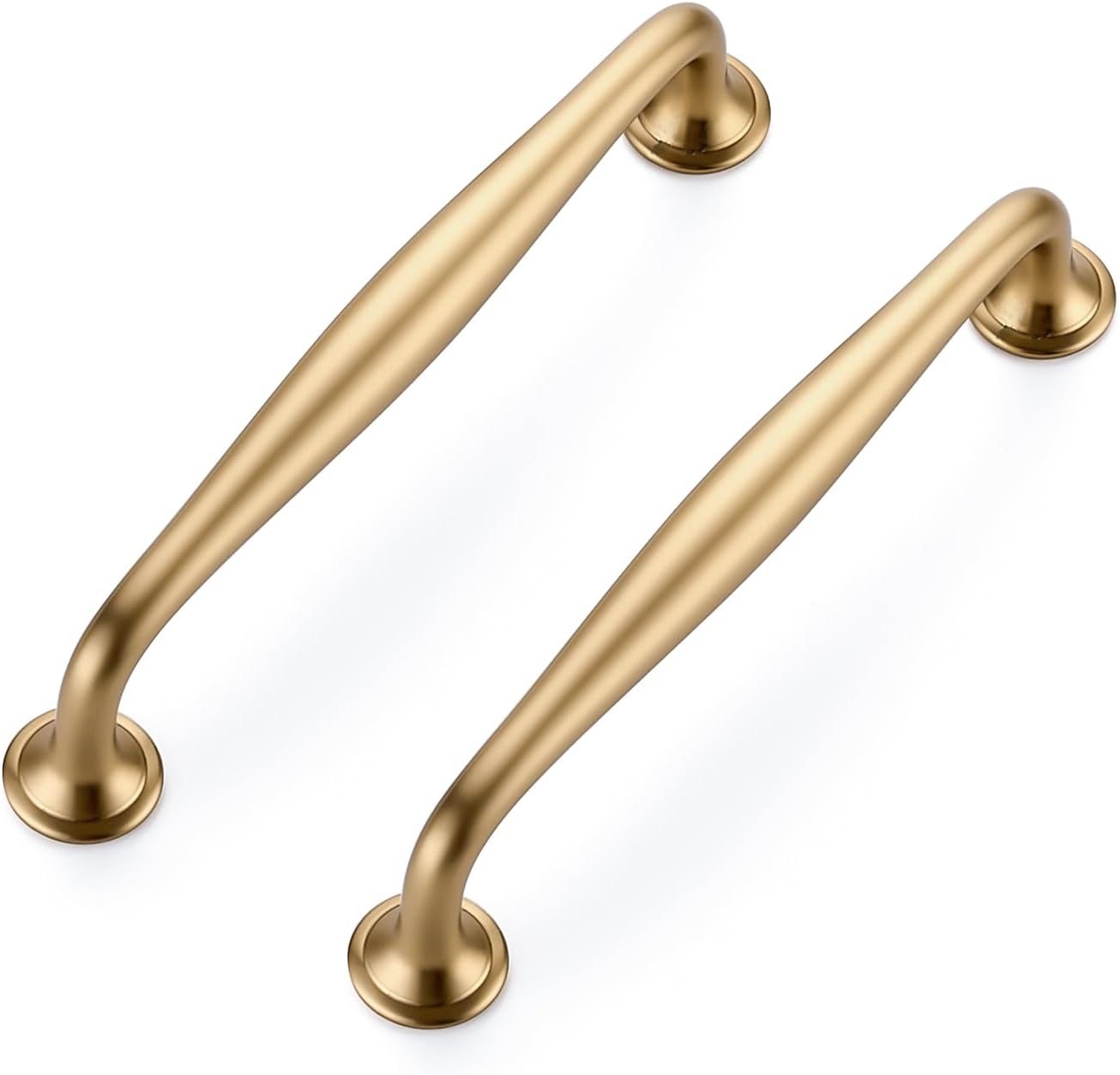 Ravinte 10 Pack 5 Inch Champagne Bronze Kitchen Cabinet Handles Solid Zinc Alloy Cabinet Pulls Cupboard & Drawer Handles