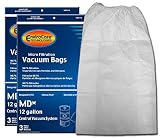 EnviroCare Replacement Vacuum Bags for Modern Day 12 Gallon Central Vacuums 6 Pack