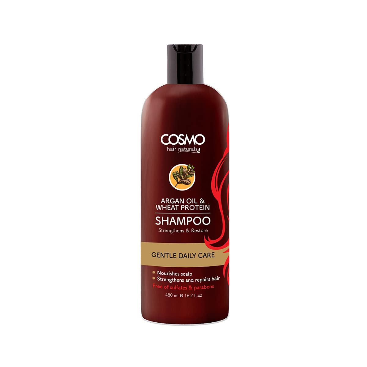 Hair Naturals Argan Oil & Wheat Protein Shampoo (480ml)