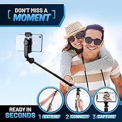 Texlar Selfie Stick Tripod with Remote for iPhone