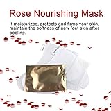 Selah Rosa Foot Peel Mask, Exfoliating Dry, Cracked and Calloused feet, Dead Skin Remover, for men/women|Get Soft Touch Baby Foot(1pair Exfoliating mask+1pair Nourishing mask)