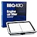 BBO AUTO BCA9997 Engine Air Filter - Fits Subaru Legacy, Outback, Tribeca, Impreza, Forester (CA9997 REPLACEMENT)