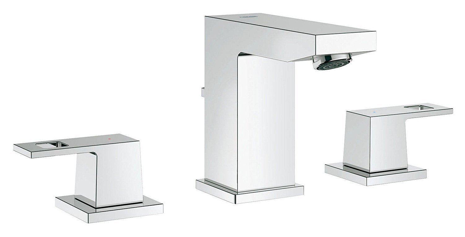 GROHE 20351000 | Eurocube 3-Hole Basin Mixer Tap