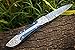 DKC Knives (16 5/18) Sale DKC-37-BH Victorian Damascus Folding Pocket Knife Buffalo Horn 7.75