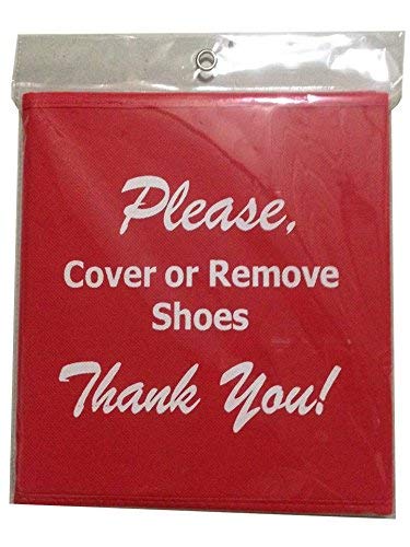 Disposable Shoe Cover Box for Realtors "Red Bootie Box"