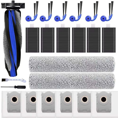 T90 Accessori per ECOVACS DEEBOT T90 Omni / T90 PRO Omni aspirapolvere : 1 spazzola principale, 2 rulli di pulizia, 6 filtri HEPA, 6 sacchetti per la polvere, 6 spazzole laterali, 1 spazzola per la
