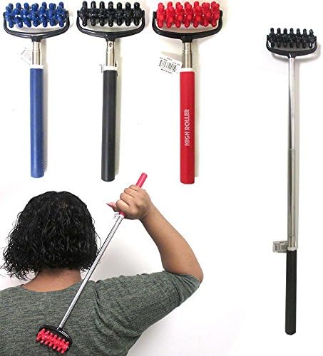 1 Telescopic Back Roller Scratcher Extended Massager Muscle Relief Compact New