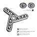 Fidget Spinner, Hand Spinner, Spinning Tops Toy Metal Aluminum Alloy Cover with Stainless Steel Beads Stress Reducer Focus Toy Relieves Boredom for Anxiety, ADD, ADHD, and Autism