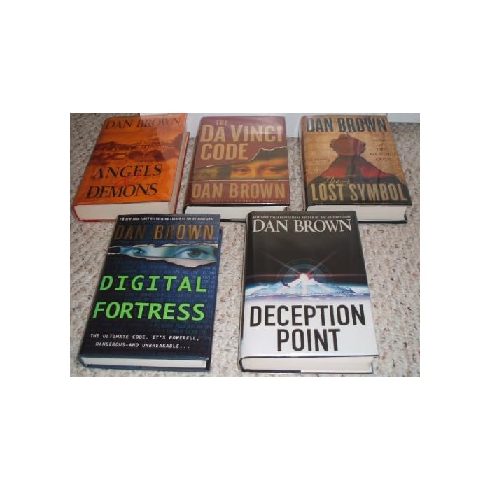 Buy Dan Brown 5 Book Set (Davinci Code /Deception Point /Digital