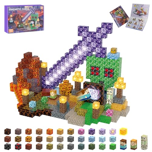 100pcs Magnetic Blocks