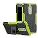 Nokia 5 Case,Mama Mouth Shockproof Heavy Duty Combo Hybrid Rugged Dual Layer Grip Cover with Kickstand for Nokia 5 5.2 inch 2017 (with 4 in 1 Packaged),Green