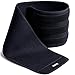 FREETOO Waist Trimmer,Waist Trainer for Weight Loss Waist Training Belt,2.5-3 mm Thick,Light and Comfortable,Suitable for Fitness,Training,Running,for Men and Women (Black, Old one)