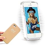 KIMI Selfie Light iPhonCase, Fashion Luxury Flash Mobile Led Cover, Increase Facial Light, (Rose Gold, iPhone 6/6s)