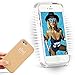 KIMI Selfie Light iPhonCase, Fashion Luxury Flash Mobile Led Cover, Increase Facial Light, (Rose Gold, iPhone 7/8 Plus)