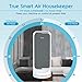 TENDOMI WiFi Smart Air Purifier with True HEPA, Fan Air Purifiers for Home, Bedroom, Office, Dual-Fan Quiet Air Cleaner for Pet, Dust, Allergies, Timer&Schedule, 6-Color Night Light, 12 Timer