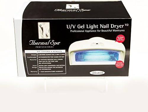 Thermal Spa UV Auto Gel Lamp Nail Dryer, 45 Watt