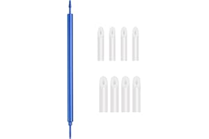 Panel Line Eraser Tips Metal Stick for Model Kits - Wipping Clean Stick, Double Tips for 3mm and 5mm Replaceable Accessories 