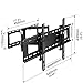 Sunydeal Curved TV Wall Mount Bracket for Most 30-70 Inch Curved TV and Flat Screen with Full Motion Articulating Swivel Arm up to VESA 600x400mm and 121LBS