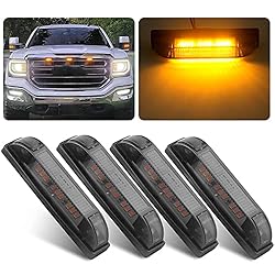 Smoked Amber Full LED Center Grille Lights
