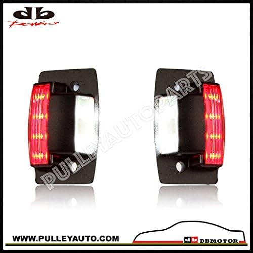 DBMOTOR - LED License Lamp for Dodge Ram 1994-2001 &amp; Universality for Truck (Weatherproof)
