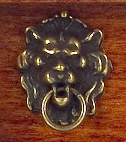 Dollhouse Miniature 1:12 Scale Antique Lion Head Knocker #S3077a