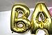 Large Gold 40 Inch Baby Letter for Baby Shower Decorations Balloon by PartyPlace, Shiny Gold High Quality Helium Baby Letter balloons