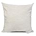 Smiry Soft Sofa Velvet Striped Pillow Case Cover Sofa Decor Pillow Cover Creem Cheese 18