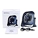 Desk Personal Fan USB Table Portable Fan(2 Speed, 4 Inch,Quietness)(Black)