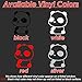 Black Bear Paws Print Tracks Hunting Vinyl Decal Sticker for Vehicle Car Truck Window Bumper Wall Decor - [6 inch/15 cm Tall] - Gloss Black Color