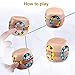 Brain Teasers, Jakpak Wood IQ Games Puzzle Toy for Kids Adult Puzzles Brain Toy Wooden Intelligence Development Puzzle Cube Logic Puzzle Handheld Travel Game Traditional Game for Boys Girls