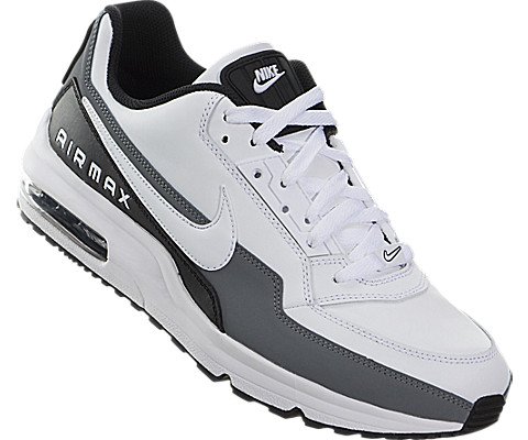 Nike Men's Air Max LTD 3 White/White/Black/Cool Grey Running Shoe (8 D ...