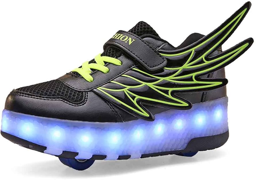 Light Shoes Kids Roller Skate Shoes with Wheel Shoes Sport Sneaker LED