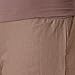 Love Tree Women's Fold-Over Waist Linen Pants, Cocoa, Small